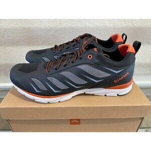 Simms Challenger Air Vent Fishing Outdoor Shoes Mens Size 14 Black Grey Athletic